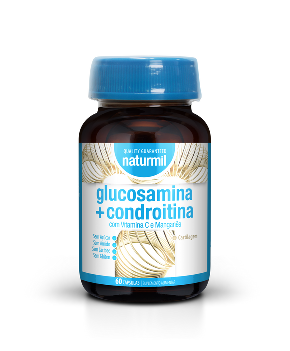 Glucosamina + Condroitina 60  Cápsulas - Naturmil - Crisdietética
