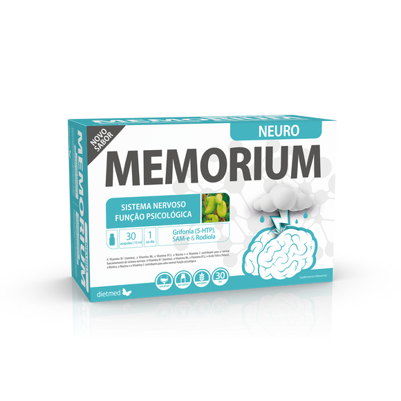 Memorium Neuro 30 Ampolas - Dietmed - Crisdietética