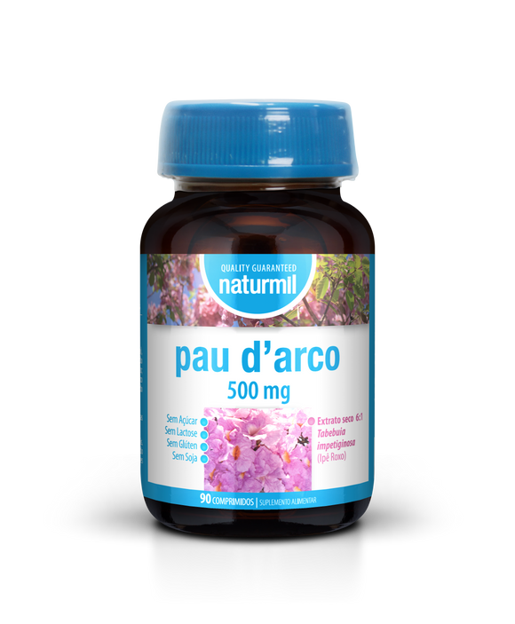 Pau D'Arco 500mg 90 Comprimidos - Naturmil - Crisdietética