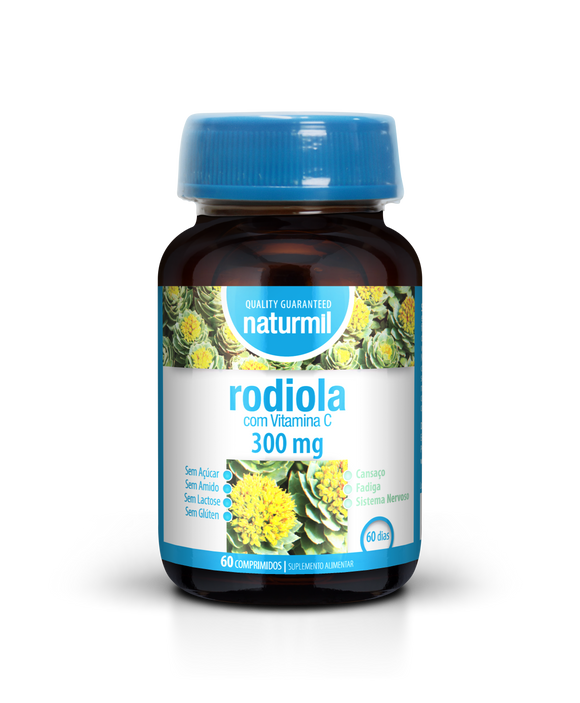 Rodiola 300mg 60 Comprimidos - Naturmil - Crisdietética