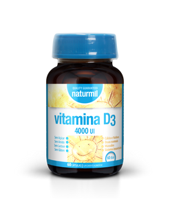 Vitamin D3 4000UI 60 Cápsulas - Naturmil - Crisdietética