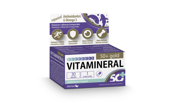 Vitamineral 50+ Gold 30 Cápsulas - Dietmed - Crisdietética