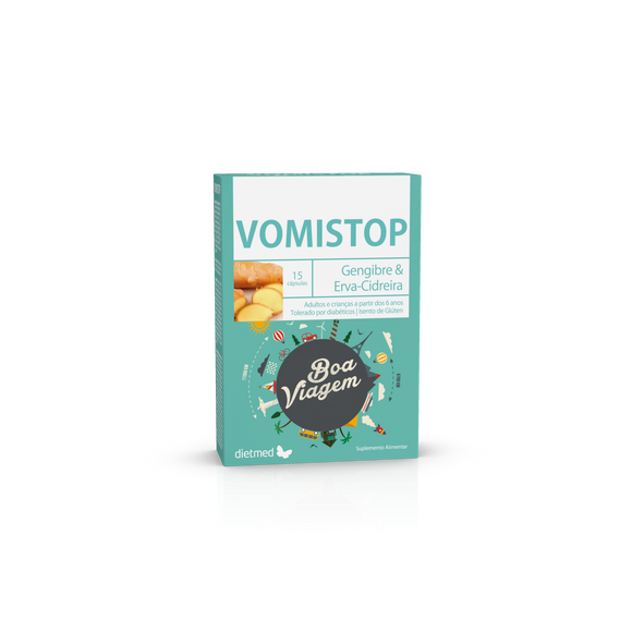 Vomistop 15 Cápsulas - Dietmed - Crisdietética