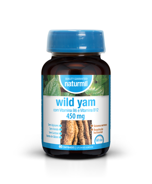 Wild Yam 450mg 60 Comprimidos- Naturmil - Crisdietética