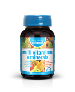 Multivitaminas & Minerais 60 Cápsulas - Naturmil - Crisdietética