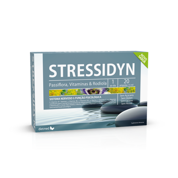 Stressidyn 20 Ampolas - Dietmed - Crisdietética