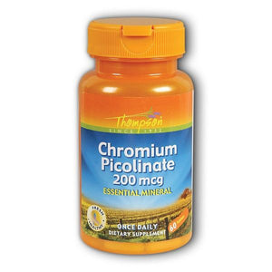 Chromium Picolinate 200 mcg 60 Tablets - Thompson - Crisdietética