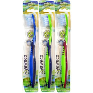Cepillo de dientes con cerdas suaves de nailon - Yaweco - Crisdietética
