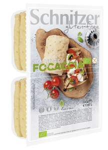 Bio Gluten Free Foccacia 麵包 2*110gr - Schnitzer - Crisdietética