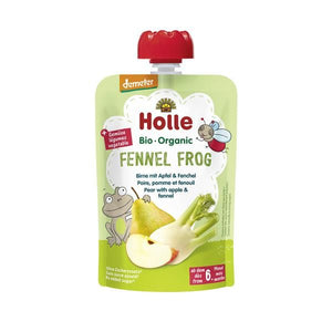 Puree of Fruits Fennel Frog 6M Biological 100g - Holle - Crisdietética