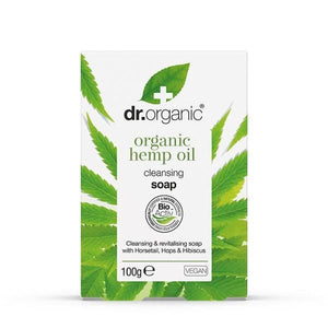 Hemp Oil Soap 100g - Dr.Organic - Crisdietética