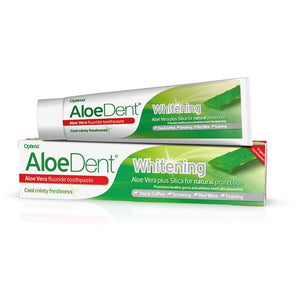 Whitening Toothpaste With Fluoride 100ml - Aloe Dent - Crisdietética