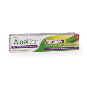 Pasta de Dente Sensitive Sem Flúor 100ml - Aloe Dent - Crisdietética