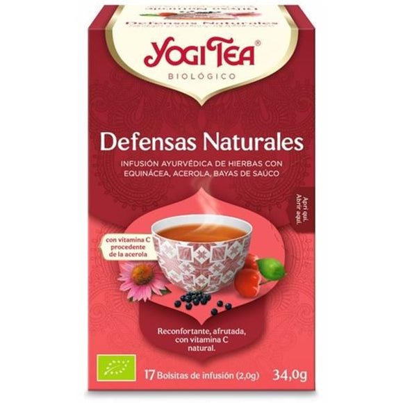 Infusão Defesas Naturais 17 Saquetas - Yogi Tea - Crisdietética