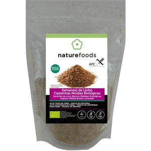 Ground Brown Flax Seeds 250g - Naturefoods - Crisdietética
