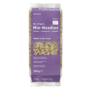 Whole Wheat Noodles Bio 250g - Alb Gold - Crisdietética