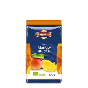 Organic Mango in Pieces 100g - Morgenland - Crisdietética