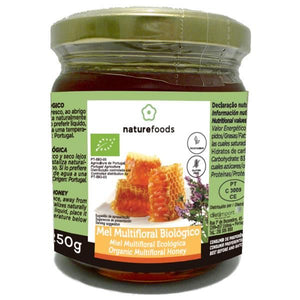 Biological Honey Multifloral 250g - Naturefoods - Crisdietética