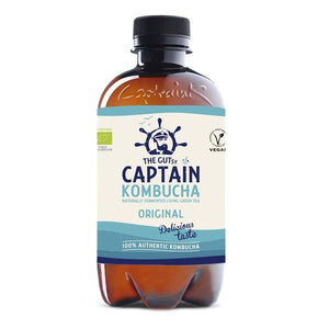 Original Organic Kombucha 400ml - The Gutsy Captain - Crisdietética