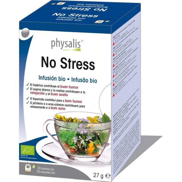 Infusão No Stress 20 Saquetas - Physalis - Crisdietética
