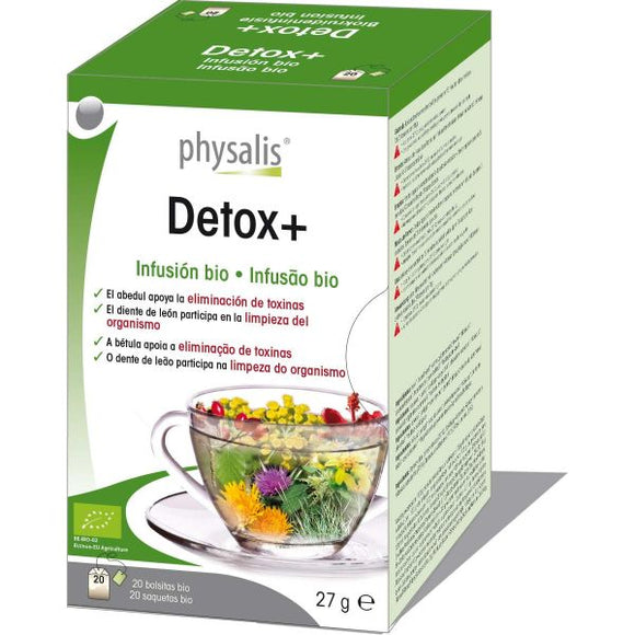 Infusão Detox+ 20 Saquetas - Physalis - Crisdietética