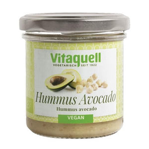 Organic Avocado Hummus 130g - Vitaquell - Crisdietética