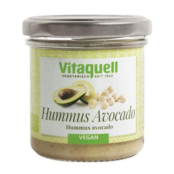 Hummus Abacate Biológico 130g - Vitaquell - Crisdietética