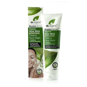 Gel detergente viso con Aloe Vera 150ml - Dr.Organic - Crisdietética