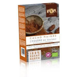 Cacao en polvo fino orgánico de comercio justo 250g - Kaoka - Crisdietética