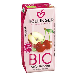 Apfel-Kirsch-Nektar 200 ml - Hollinger - Crisdietética