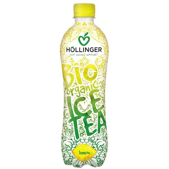 Ice Tea Chá Preto e Limão 500ml - Hollinger - Crisdietética