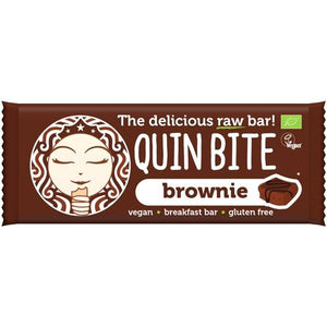 Organic Brownie Bar 30g - Quin Bite - Crisdietética