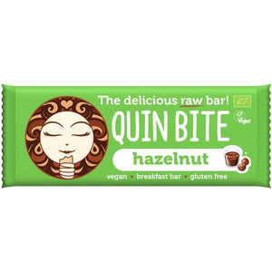 Organic Hazelnut Bar 30g - Quin Bite - Crisdietética