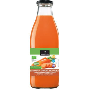 Organic Carrot Juice 750ml - Naturefoods - Crisdietética