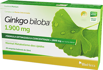 GINKGO BILOBA + COLINA 20 AMPOLAS - BIO-HERA - Crisdietética