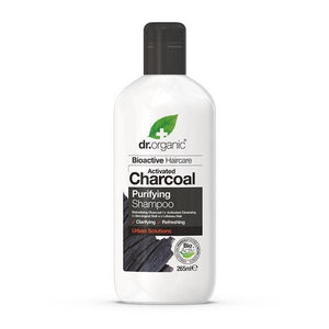 Activated Charcoal Shampoo 265ml - Dr.Organic - Crisdietética