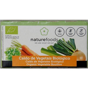 Bouillon de légumes sans gras de palme 66g - Naturefoods - Crisdietética
