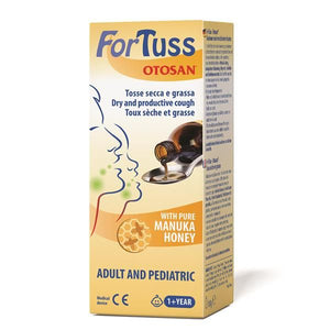 Fortuss Dry Cough and Productive Cough Syrup 180g - Otosan - Crisdietética
