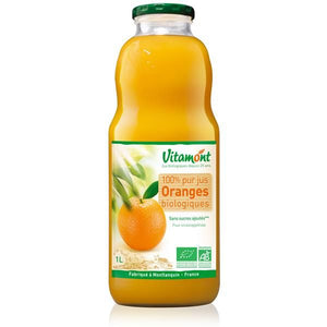 Bio Orange Juice (Bottle) 1L - Vitamont - Crisdietética