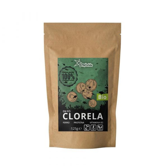 Clorela em Pó Bio 125g - Provida - Crisdietética