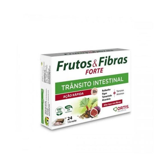 Frutos e Fibras Forte em 24 Cubos - Ortis - Crisdietética