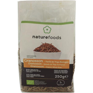 Granosson Organic Wheat Bran 250g - Naturefoods - Crisdietética