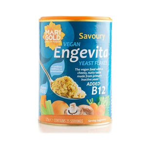 Flocos de Levedura Nutricional 125g com Vitamina B12 Engevita - Mari Gold - Crisdietética