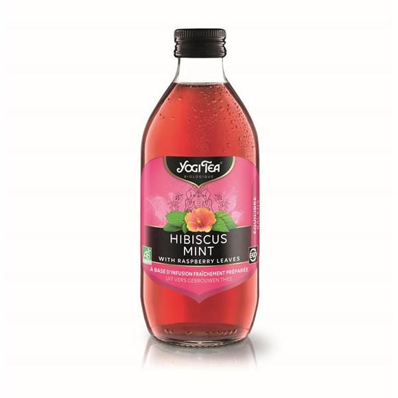 Refrigerante Biológico Ice Tea Hibisco e Menta 330ml - Yogi Tea - Crisdietética