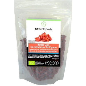 Organic Goji Berries 250g - Naturefoods - Crisdietética