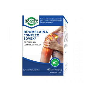 Bromelain-Komplex 60 Kapseln – Sovex – Crisdietética