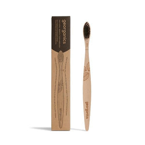 Soft Beech Wood Toothbrush - Georganics - Crisdietética