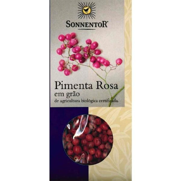 Pimenta Rosa Grão Biológica 20g - Sonnentor - Crisdietética