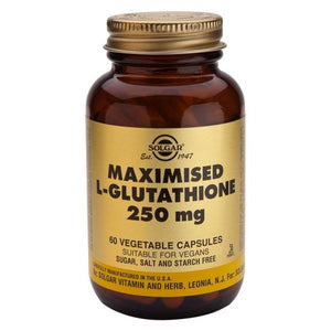 Maximized L-Glutathione 250 Mg 60 Tablets - Solgar - Crisdietética