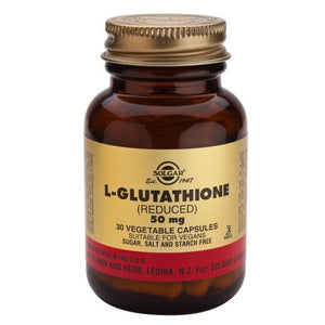 L-Glutatión 50mg 30 Comprimidos - Solgar - Crisdietética